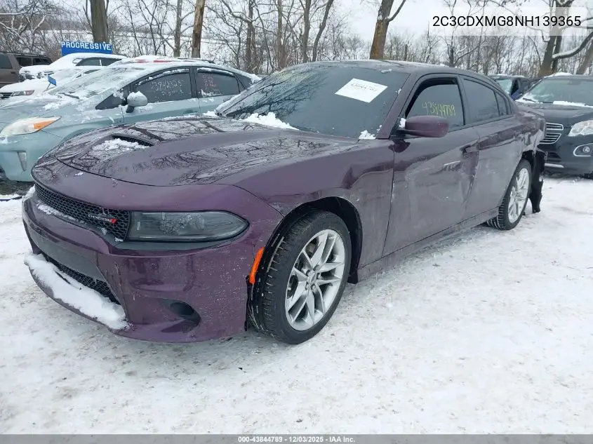 2C3CDXMG8NH139365 2022 Dodge Charger Gt Awd