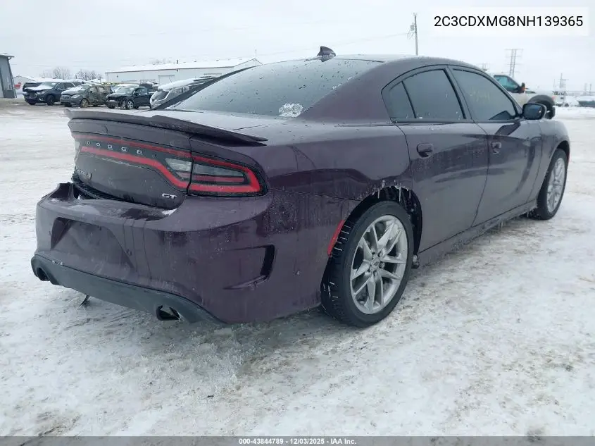 2C3CDXMG8NH139365 2022 Dodge Charger Gt Awd