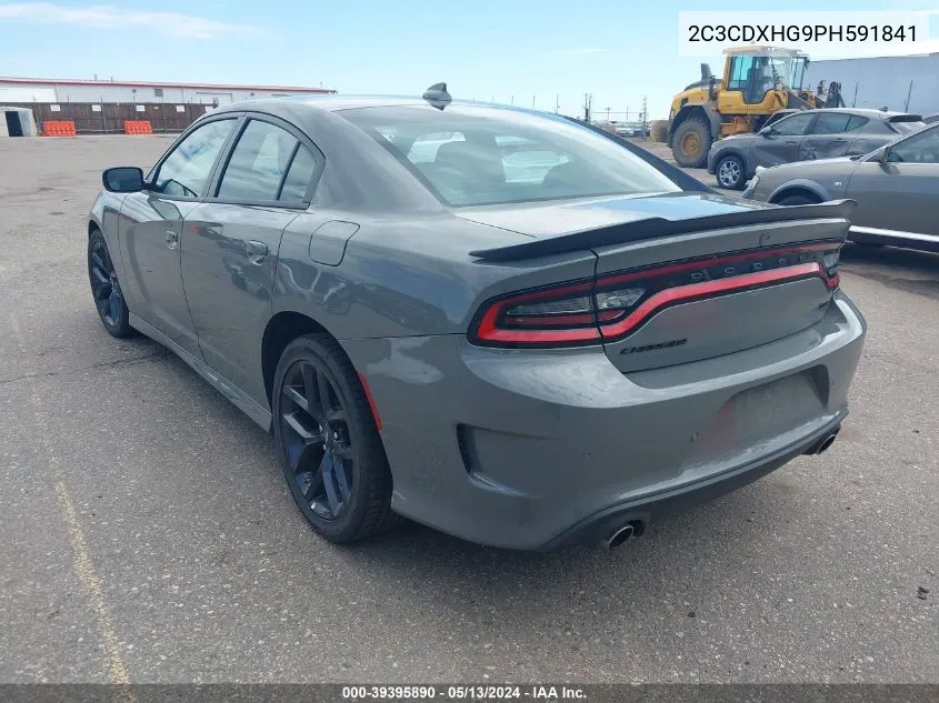 2023 Dodge Charger Gt VIN: 2C3CDXHG9PH591841 Lot: 39395890