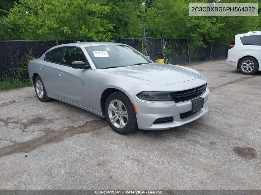 2023 Dodge Charger Sxt VIN: 2C3CDXBG6PH564332 Lot: 39419341