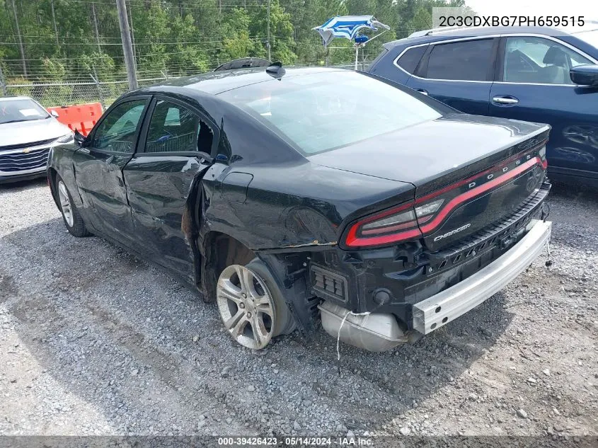 2023 Dodge Charger Sxt VIN: 2C3CDXBG7PH659515 Lot: 39426423