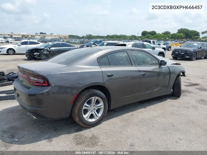 2023 Dodge Charger Sxt VIN: 2C3CDXBGXPH666457 Lot: 39455187