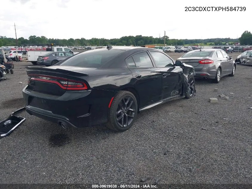 2023 Dodge Charger R/T VIN: 2C3CDXCTXPH584739 Lot: 39619038