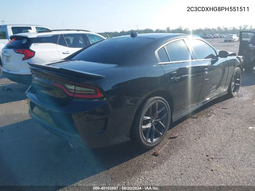 2C3CDXHG8PH551511 2023 Dodge Charger Gt