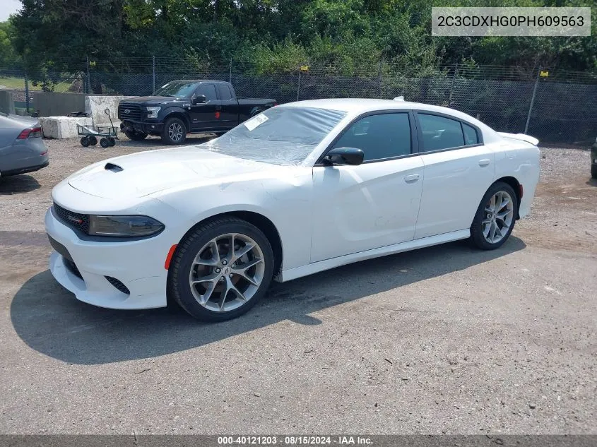 2023 Dodge Charger Gt VIN: 2C3CDXHG0PH609563 Lot: 40121203