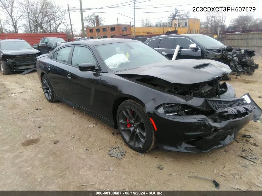 2023 Dodge Charger R/T VIN: 2C3CDXCT3PH607679 Lot: 40130687