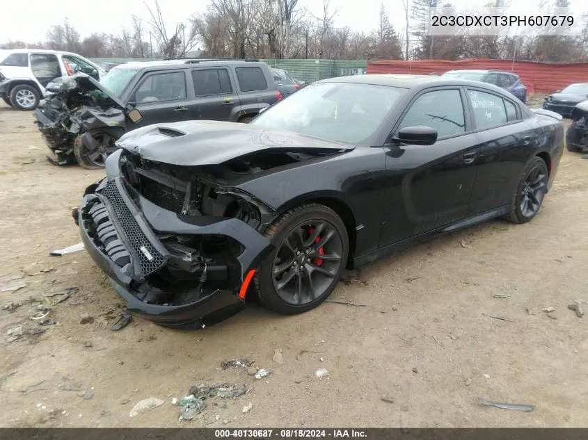 2023 Dodge Charger R/T VIN: 2C3CDXCT3PH607679 Lot: 40130687