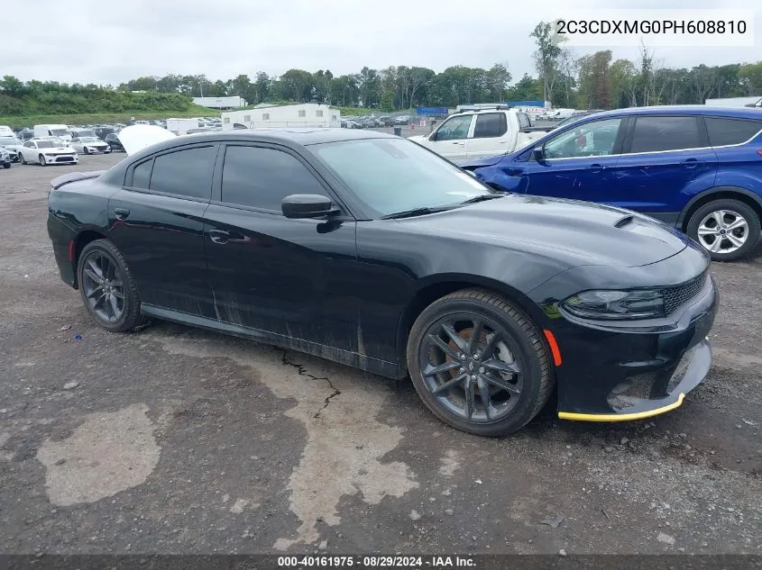 2023 Dodge Charger Gt Awd VIN: 2C3CDXMG0PH608810 Lot: 40161975