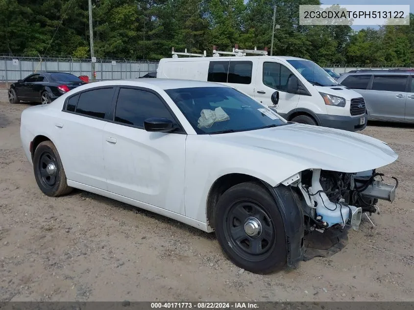 2023 Dodge Charger Police Rwd VIN: 2C3CDXAT6PH513122 Lot: 40171773