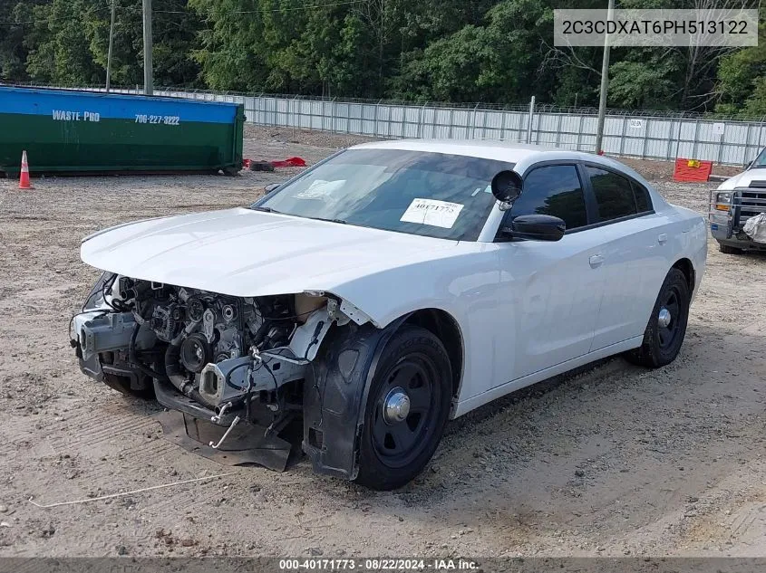 2023 Dodge Charger Police Rwd VIN: 2C3CDXAT6PH513122 Lot: 40171773