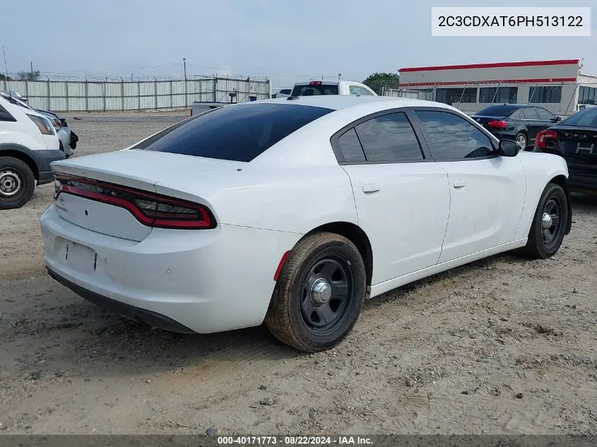 2023 Dodge Charger Police Rwd VIN: 2C3CDXAT6PH513122 Lot: 40171773