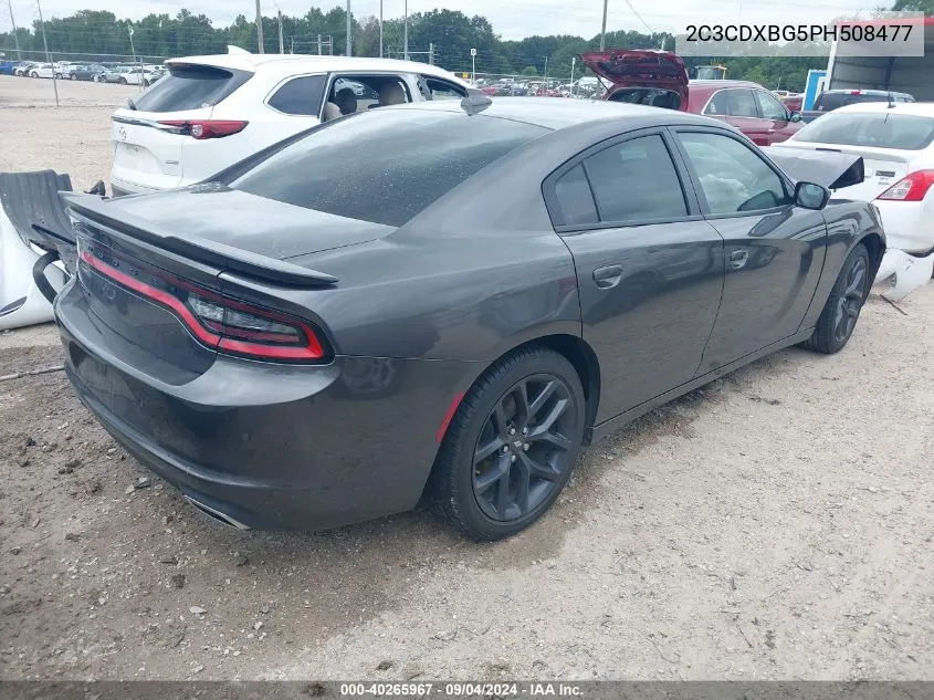 2023 Dodge Charger Sxt VIN: 2C3CDXBG5PH508477 Lot: 40265967