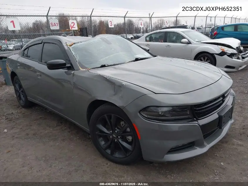 2C3CDXJGXPH652351 2023 Dodge Charger Sxt Awd