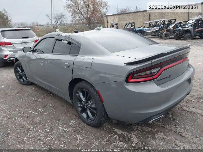 2C3CDXJGXPH652351 2023 Dodge Charger Sxt Awd