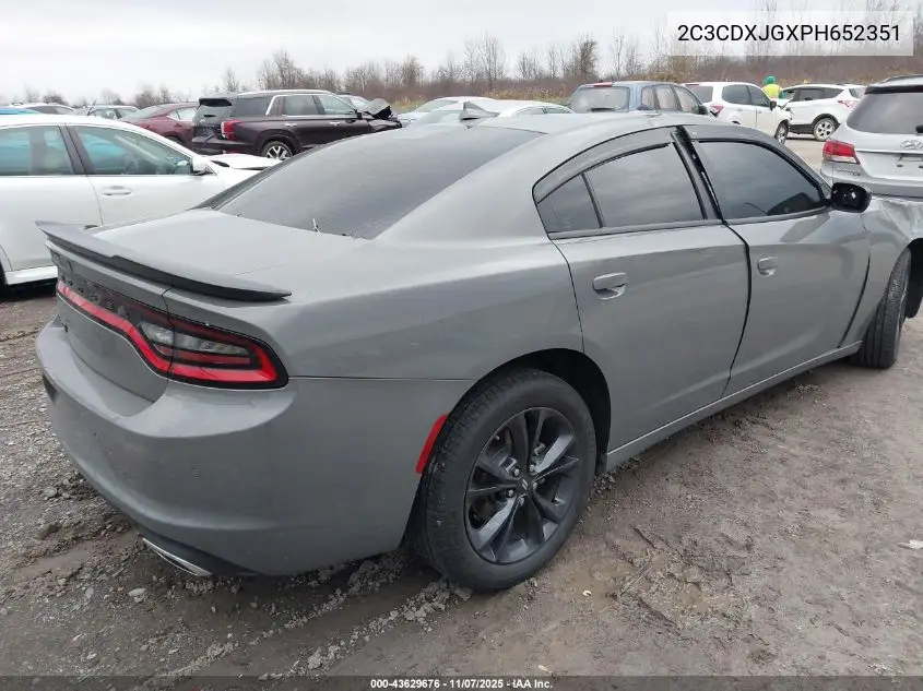 2C3CDXJGXPH652351 2023 Dodge Charger Sxt Awd