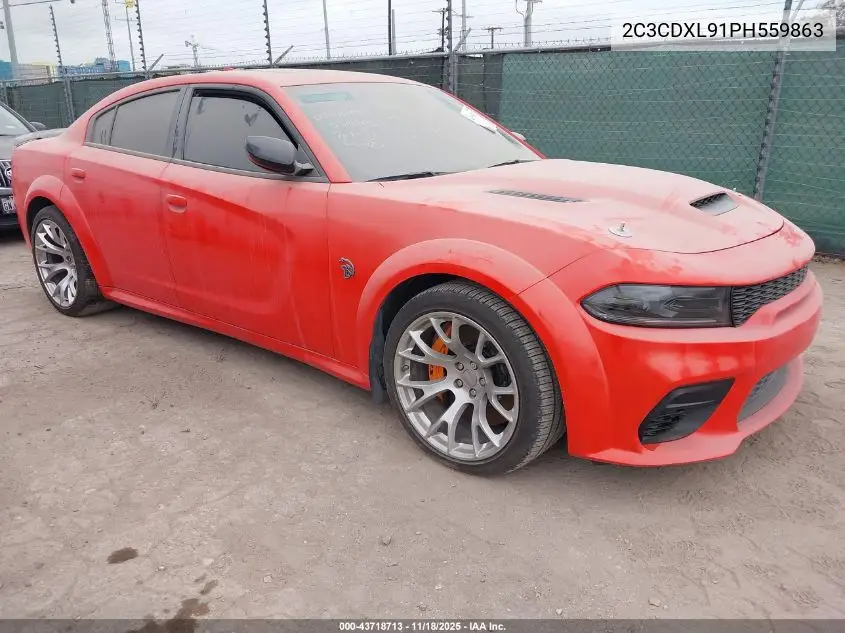 2C3CDXL91PH559863 2023 Dodge Charger Srt Hellcat Redeye Widebody