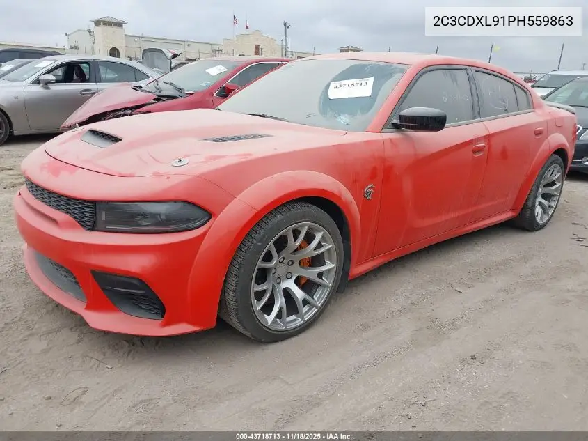 2C3CDXL91PH559863 2023 Dodge Charger Srt Hellcat Redeye Widebody