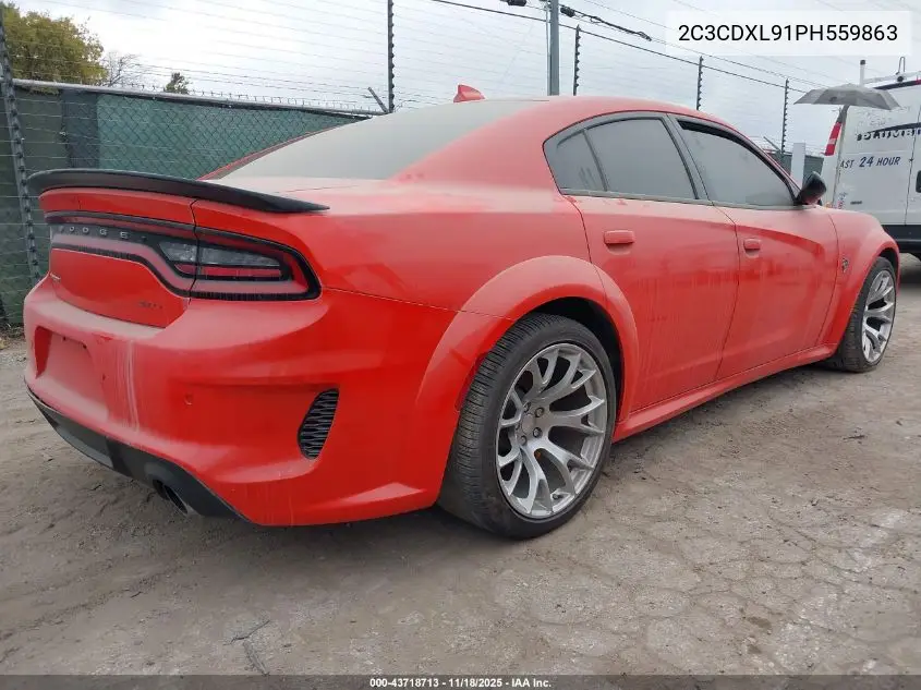 2C3CDXL91PH559863 2023 Dodge Charger Srt Hellcat Redeye Widebody