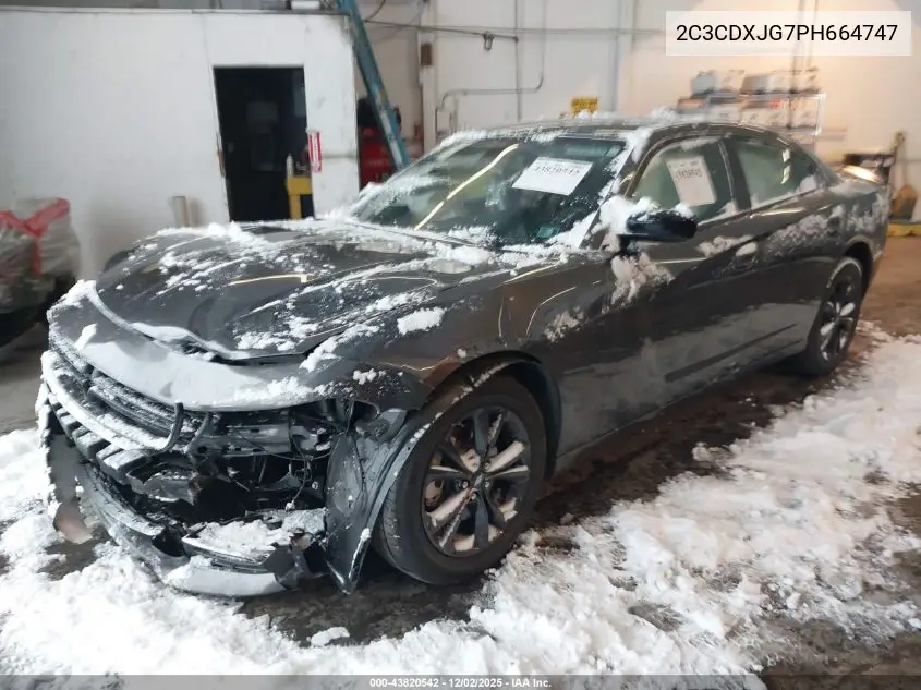 2C3CDXJG7PH664747 2023 Dodge Charger Sxt Awd