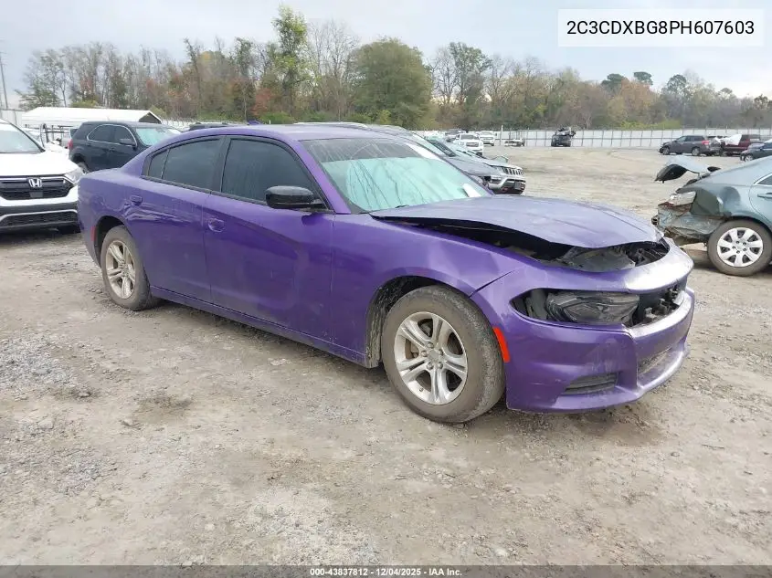 2C3CDXBG8PH607603 2023 Dodge Charger Sxt
