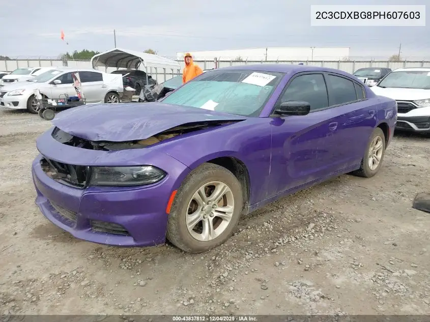 2C3CDXBG8PH607603 2023 Dodge Charger Sxt