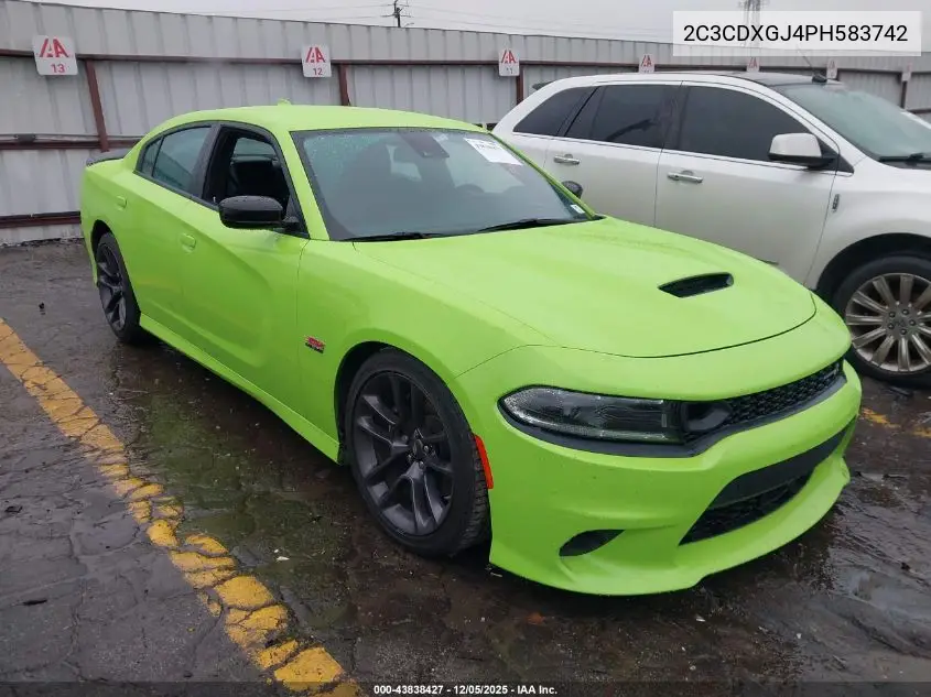 2C3CDXGJ4PH583742 2023 Dodge Charger Scat Pack
