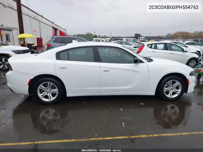 2C3CDXBG3PH554762 2023 Dodge Charger Sxt
