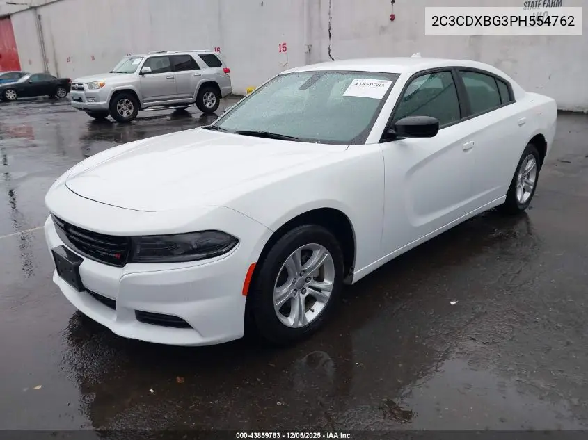 2C3CDXBG3PH554762 2023 Dodge Charger Sxt