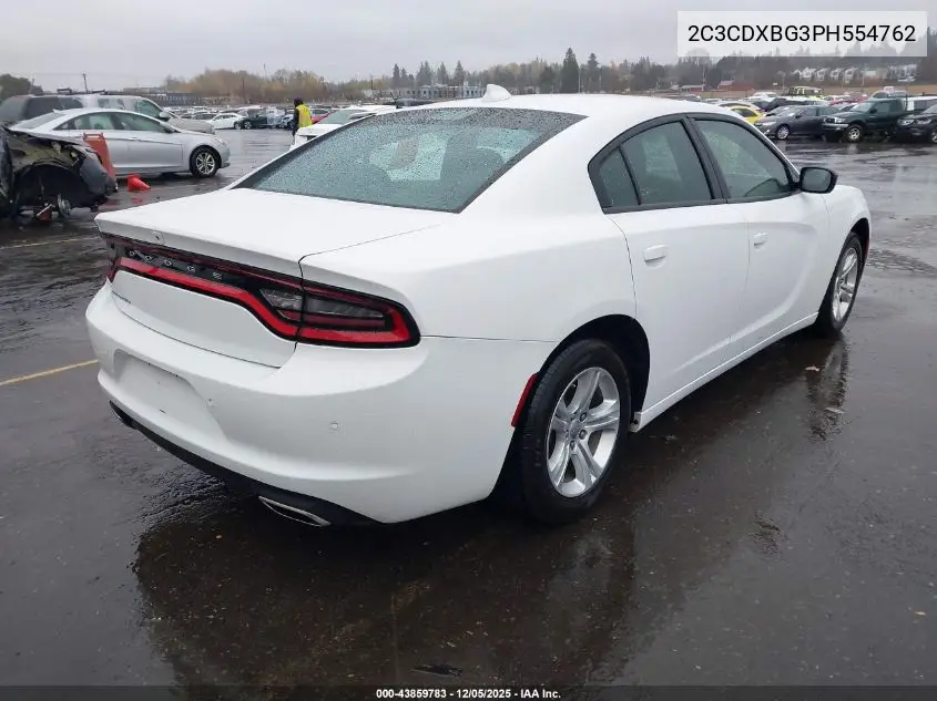 2C3CDXBG3PH554762 2023 Dodge Charger Sxt