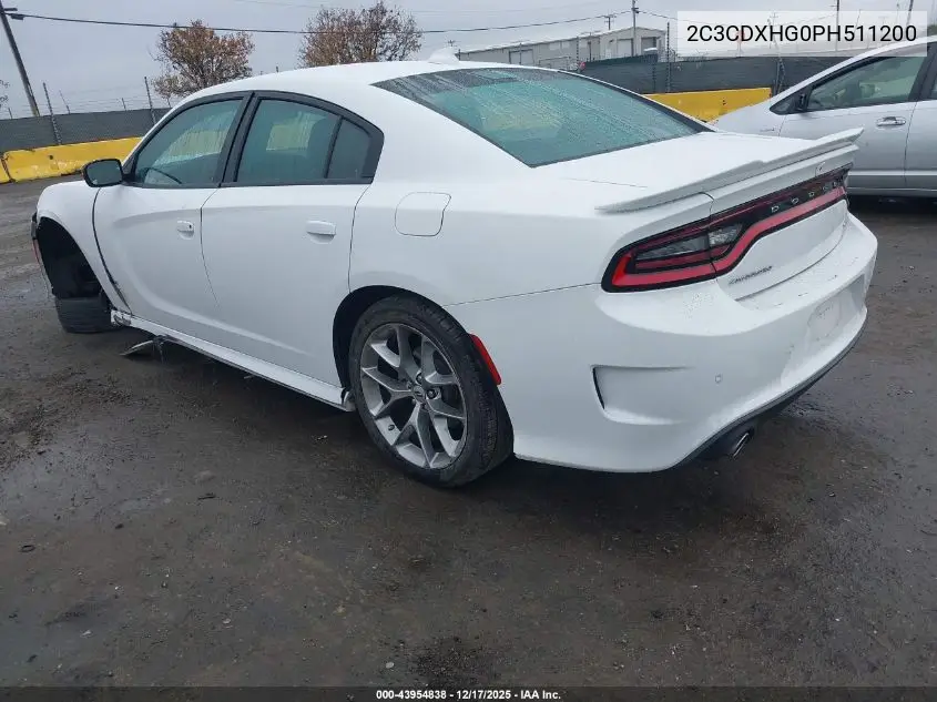 2C3CDXHG0PH511200 2023 Dodge Charger Gt
