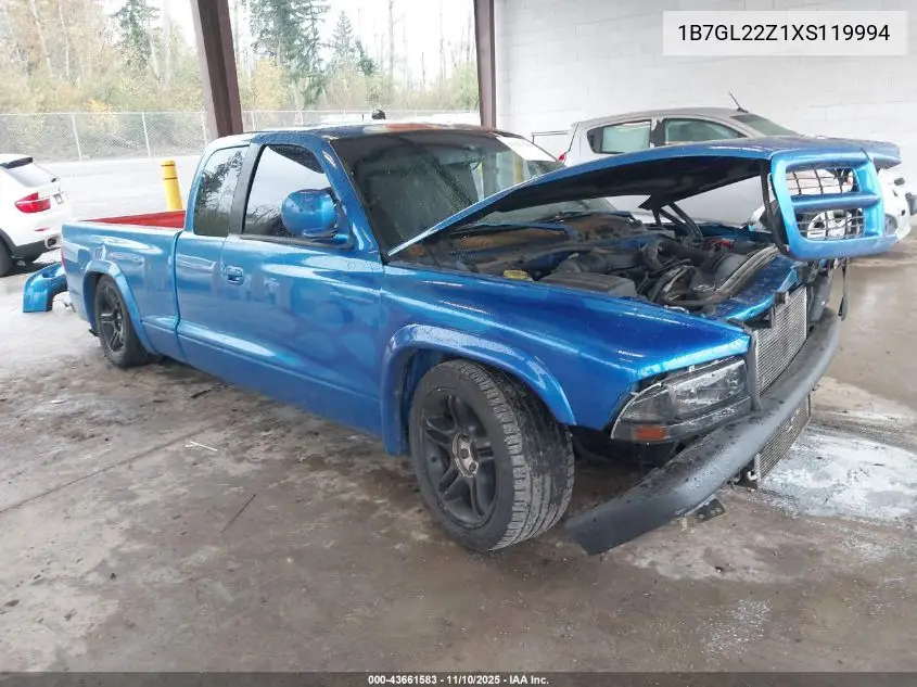 1B7GL22Z1XS119994 1999 Dodge Dakota Sport