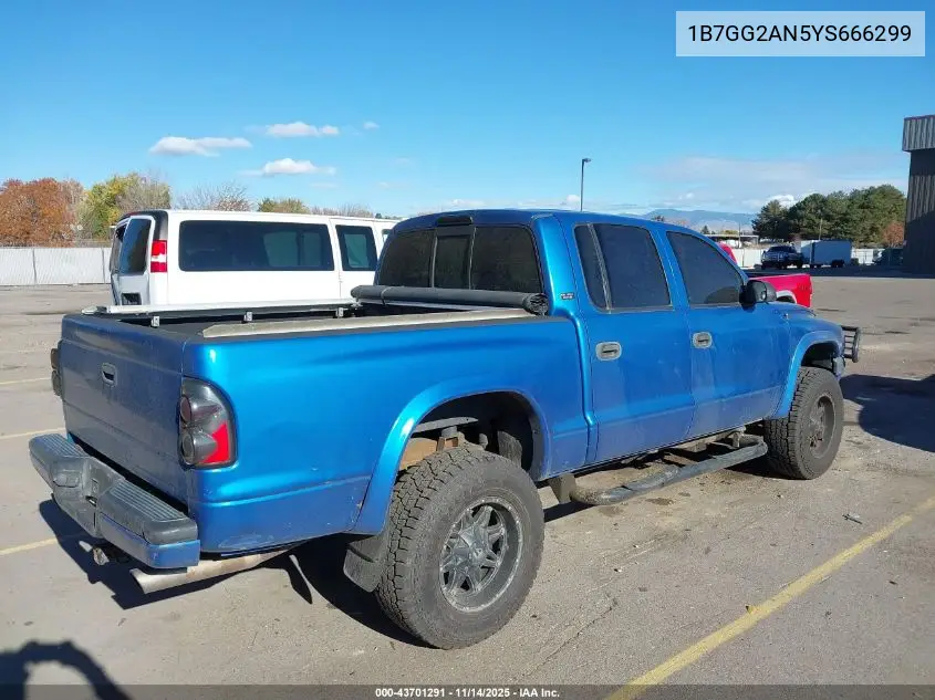 1B7GG2AN5YS666299 2000 Dodge Dakota Slt/Sport