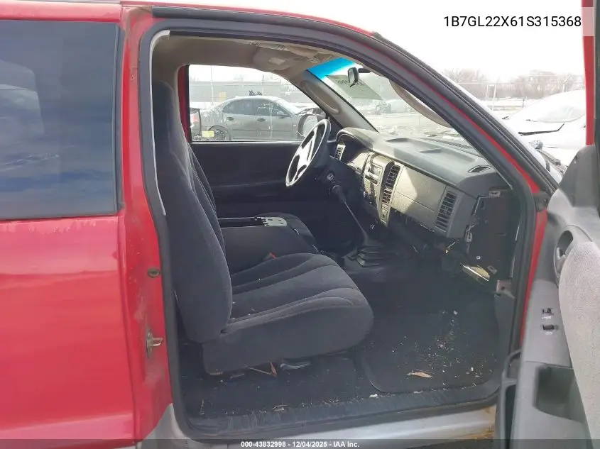 1B7GL22X61S315368 2001 Dodge Dakota Slt/Sport