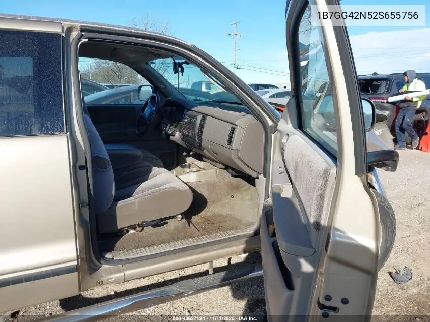 1B7GG42N52S655756 2002 Dodge Dakota Slt