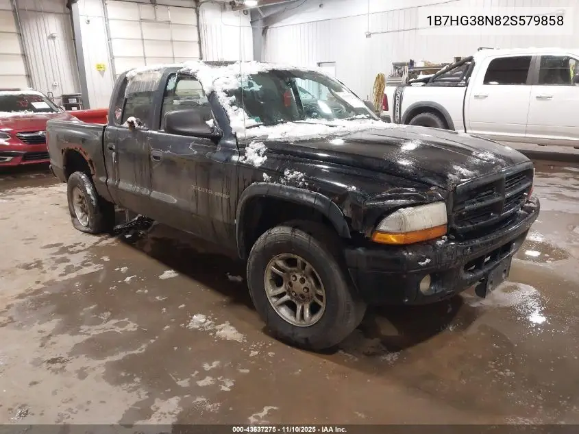 1B7HG38N82S579858 2002 Dodge Dakota Sport