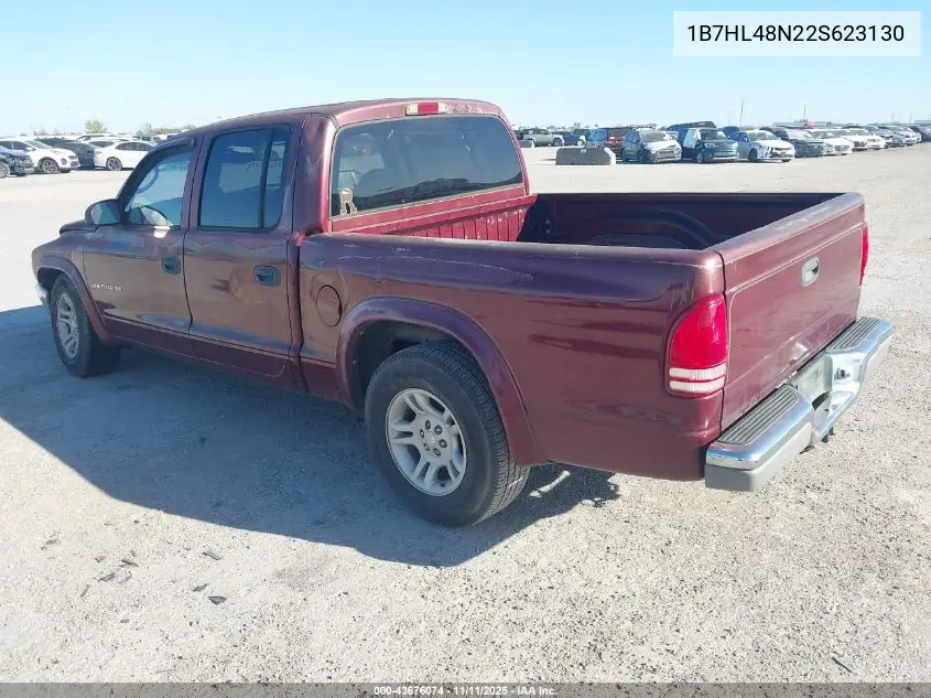 1B7HL48N22S623130 2002 Dodge Dakota Slt