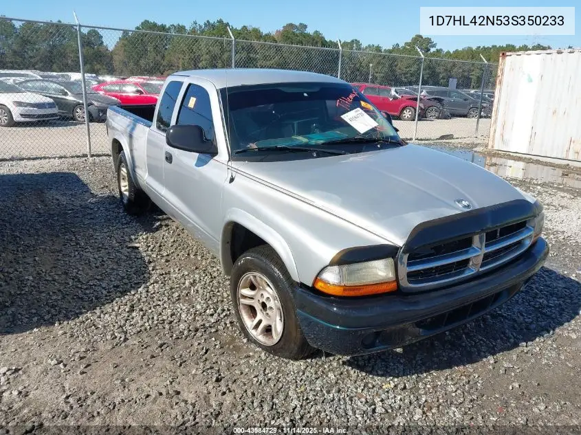 1D7HL42N53S350233 2003 Dodge Dakota Slt