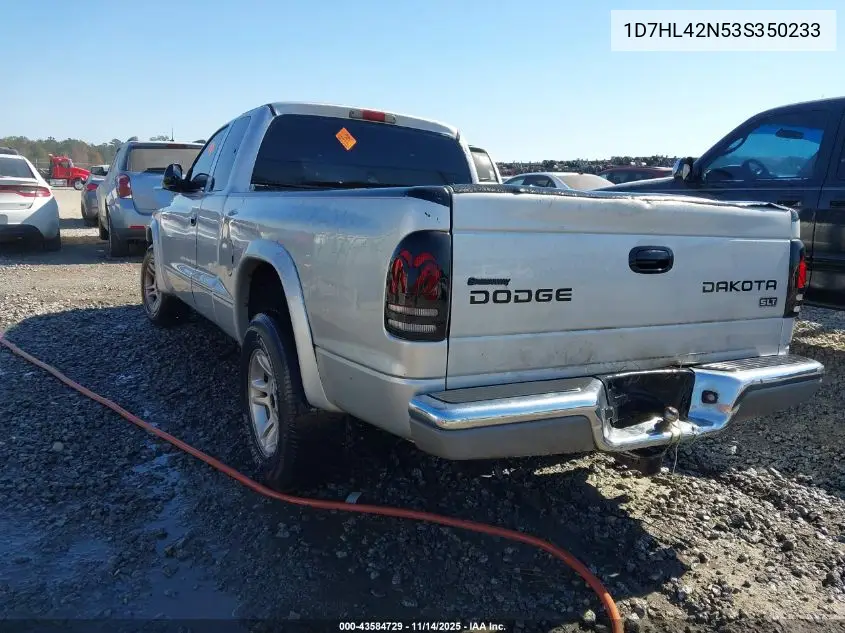 1D7HL42N53S350233 2003 Dodge Dakota Slt