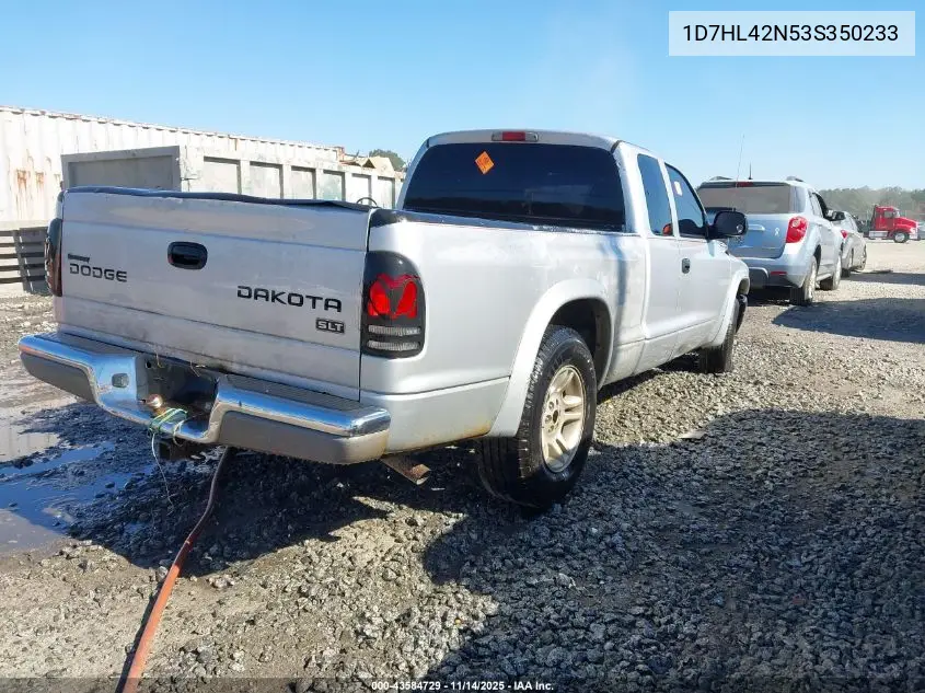 1D7HL42N53S350233 2003 Dodge Dakota Slt