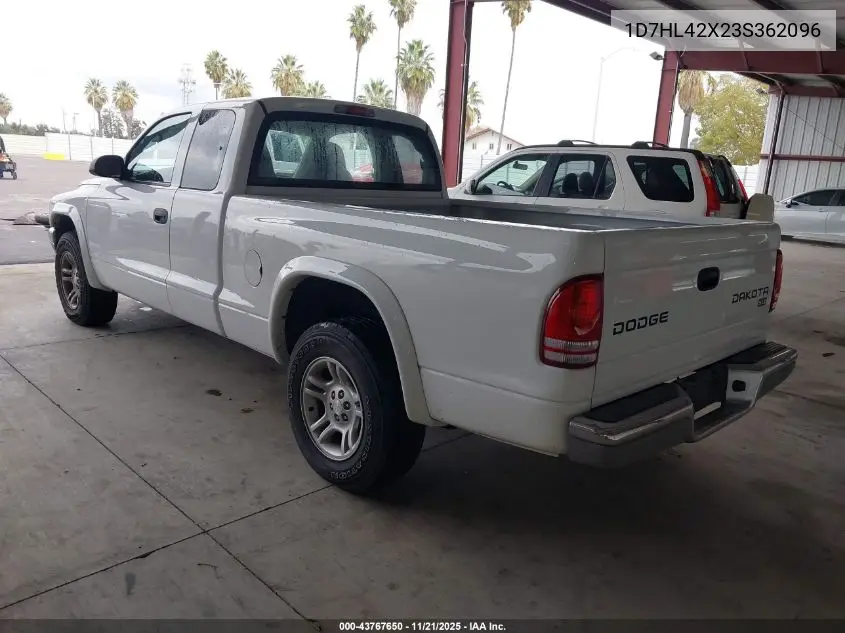 1D7HL42X23S362096 2003 Dodge Dakota Slt