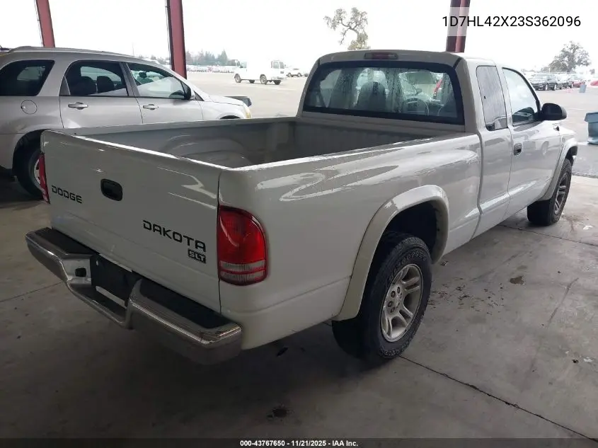 1D7HL42X23S362096 2003 Dodge Dakota Slt