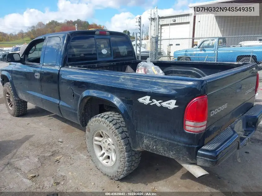 1D7HG32N94S549351 2004 Dodge Dakota Sport