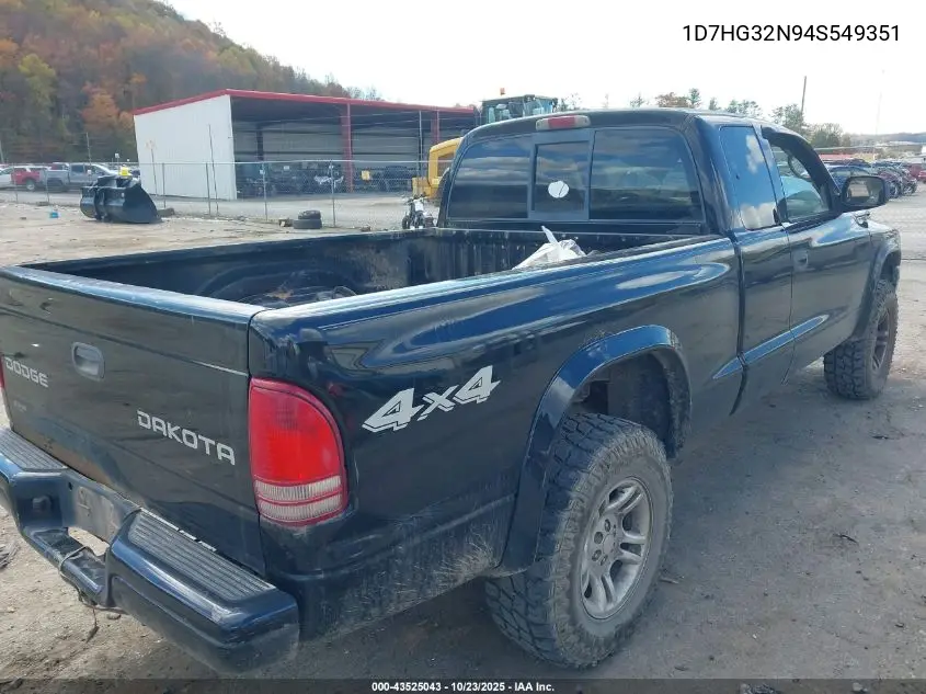 1D7HG32N94S549351 2004 Dodge Dakota Sport