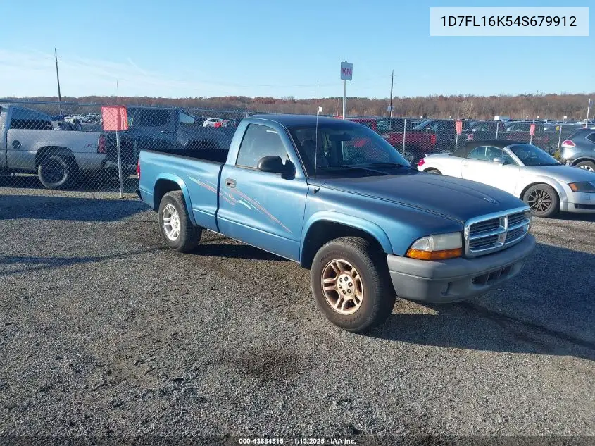 1D7FL16K54S679912 2004 Dodge Dakota
