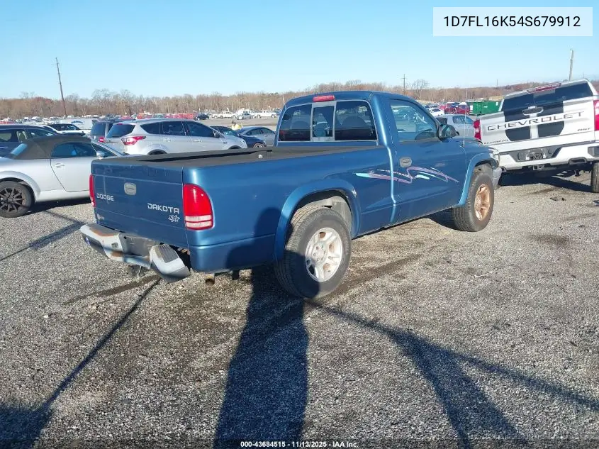 1D7FL16K54S679912 2004 Dodge Dakota