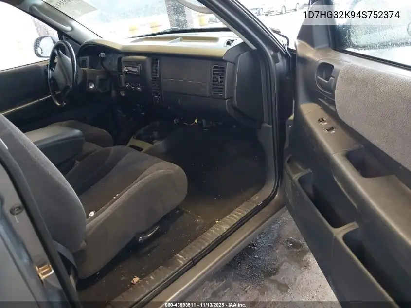 1D7HG32K94S752374 2004 Dodge Dakota Sport
