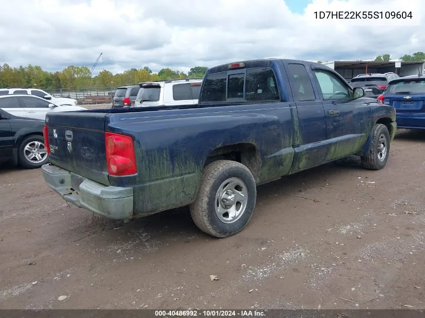 1D7HE22K55S109604 2005 Dodge Dakota St