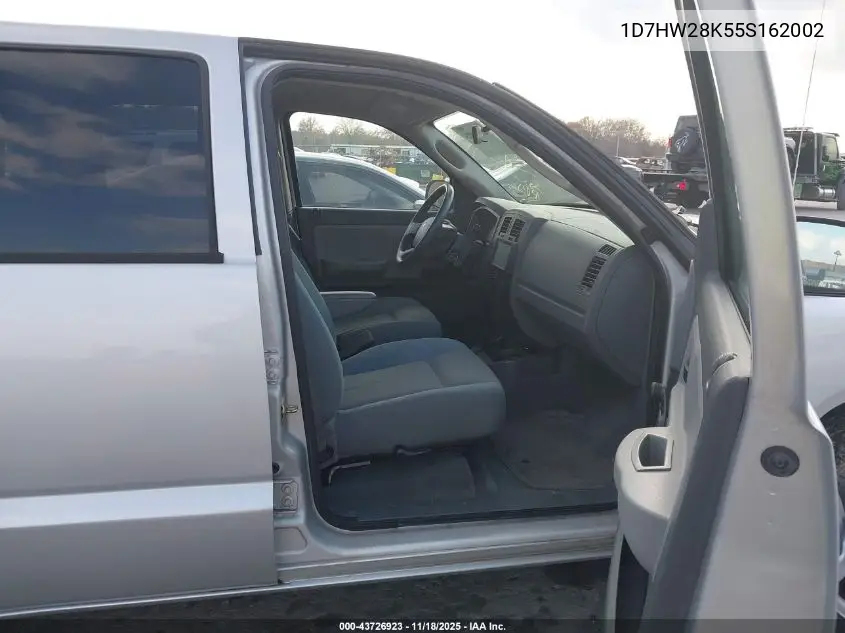 1D7HW28K55S162002 2005 Dodge Dakota St