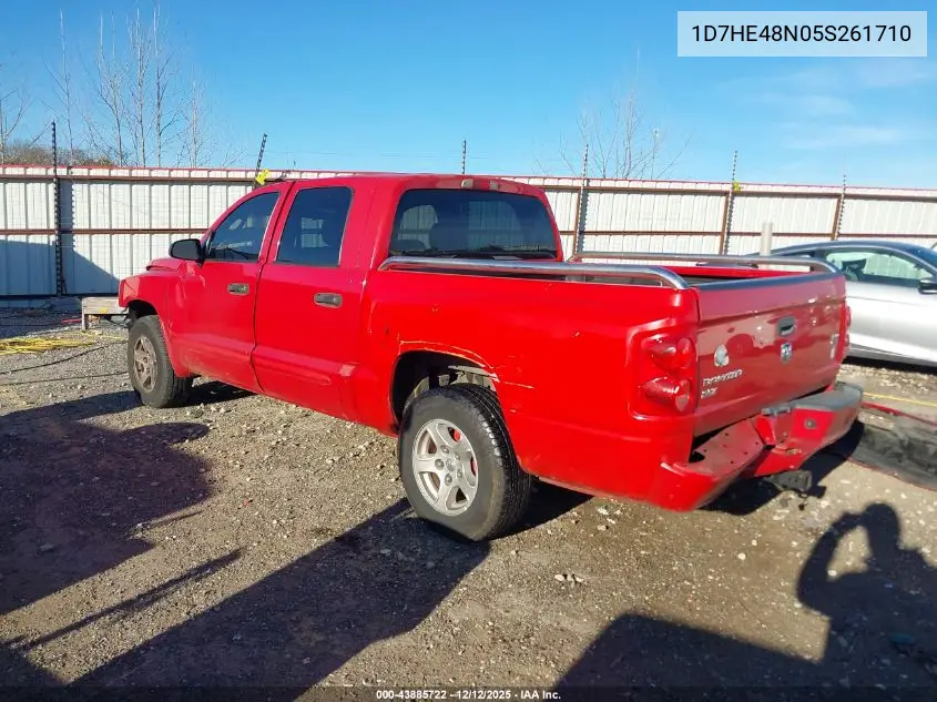 1D7HE48N05S261710 2005 Dodge Dakota Slt