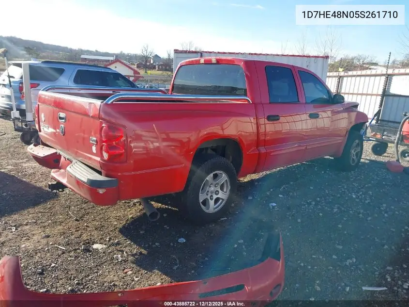 1D7HE48N05S261710 2005 Dodge Dakota Slt